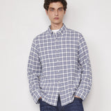 ARSENE WAFFLED COTTON CHECK