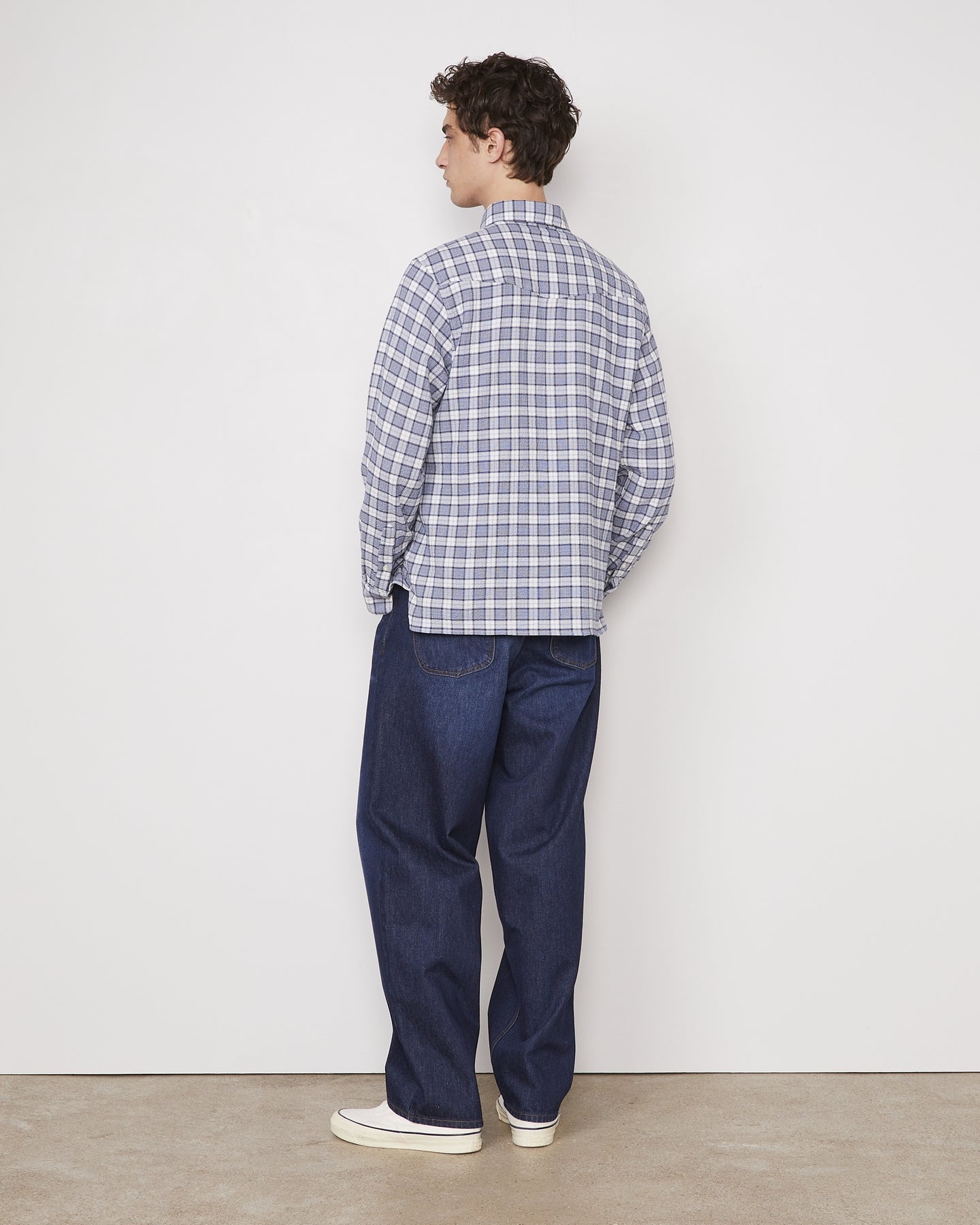 ARSENE WAFFLED COTTON CHECK
