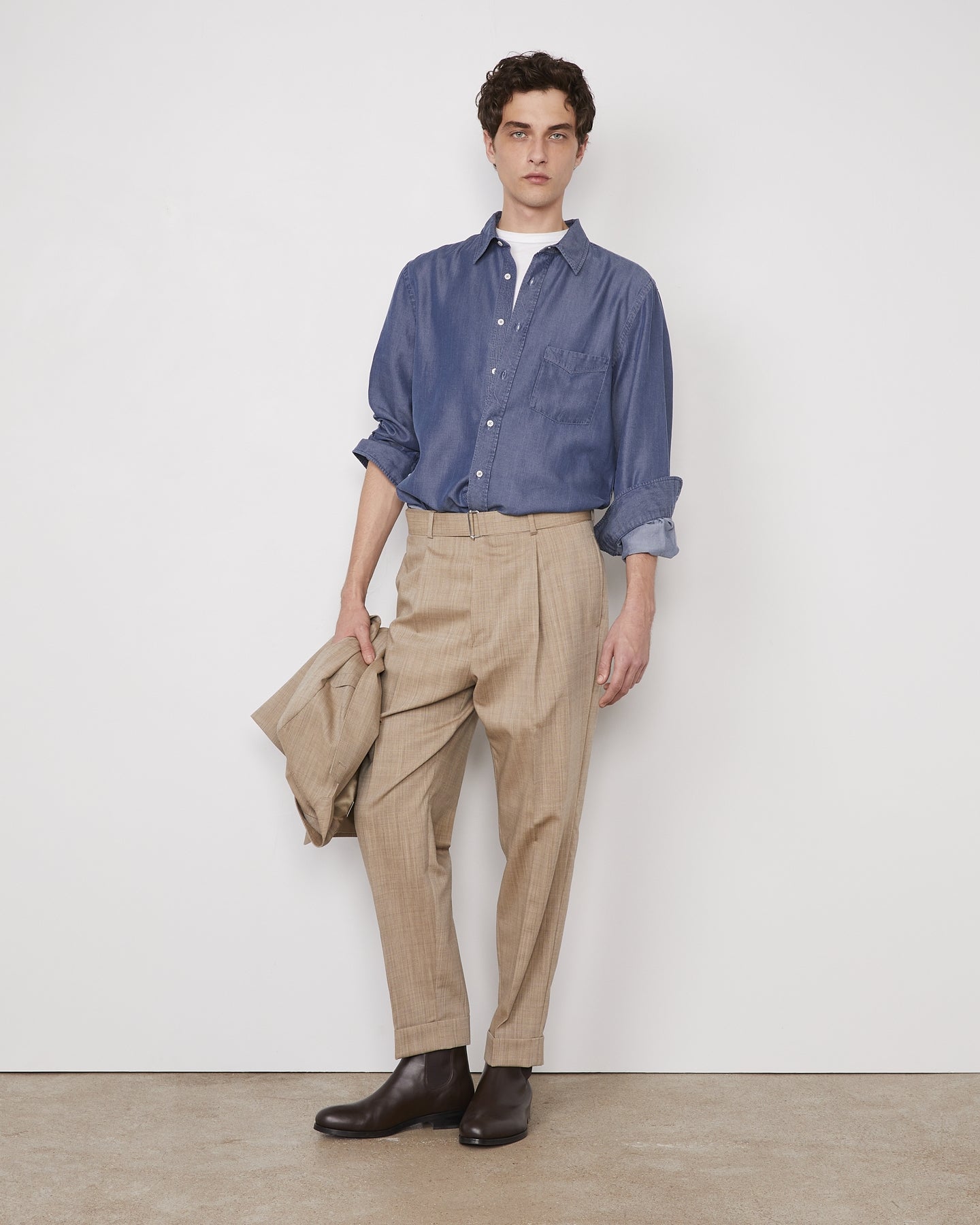 HUGO HEATHER VIRGIN WOOL