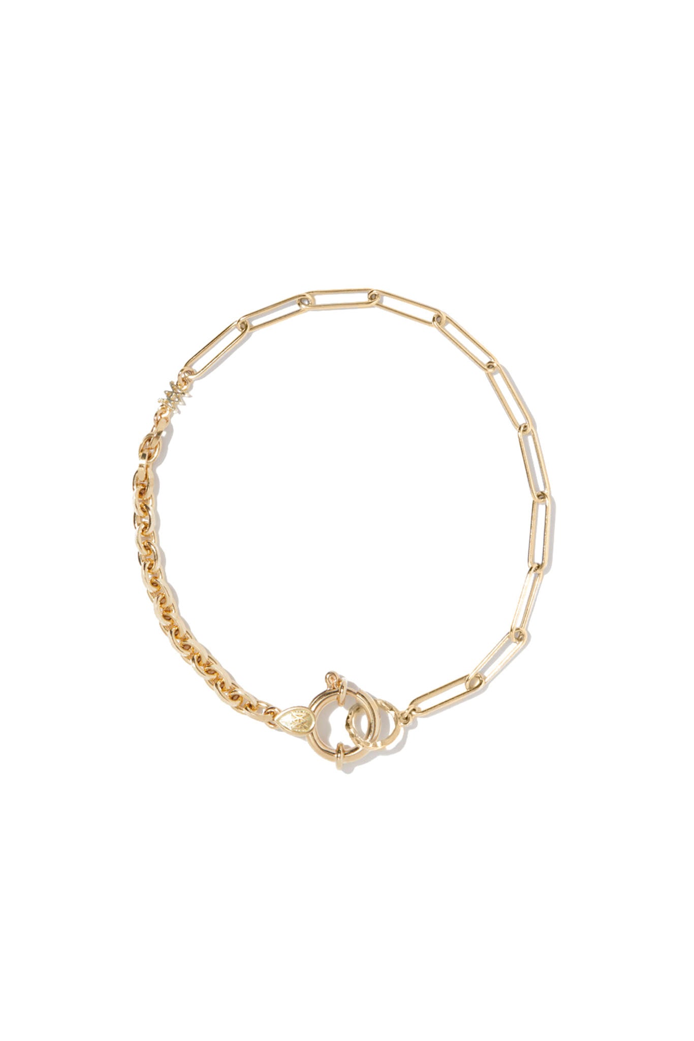 Gold Duo Chain IV Bracelet