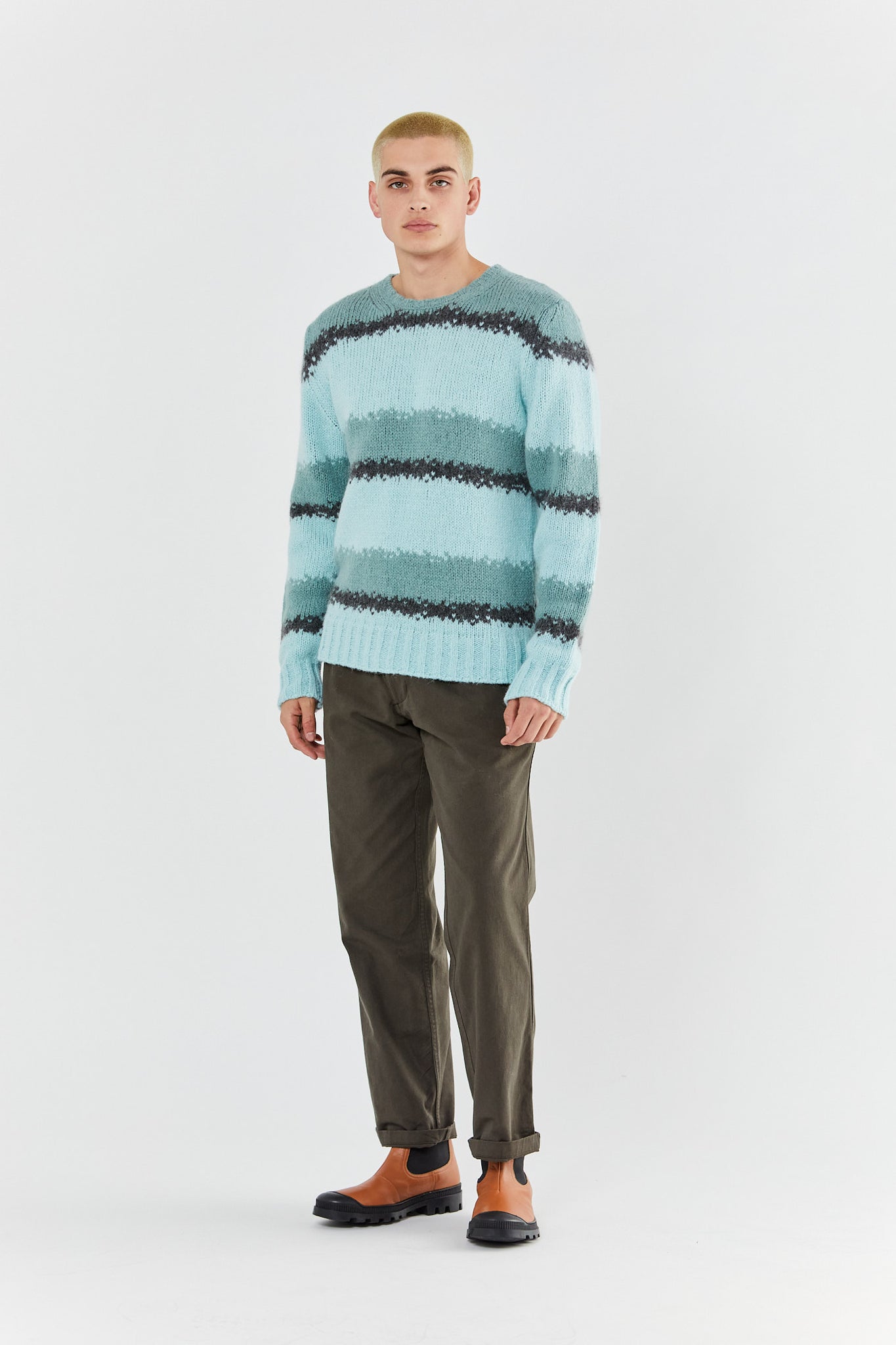 Celedon Marco Color Block Sweater