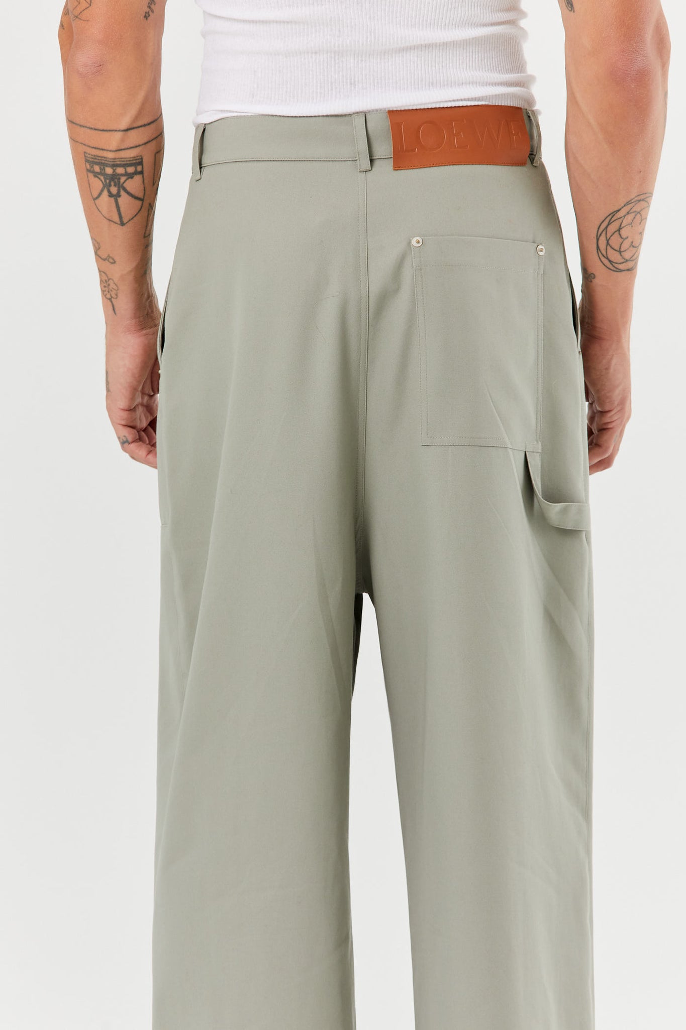 Sage Low Crotch Trousers