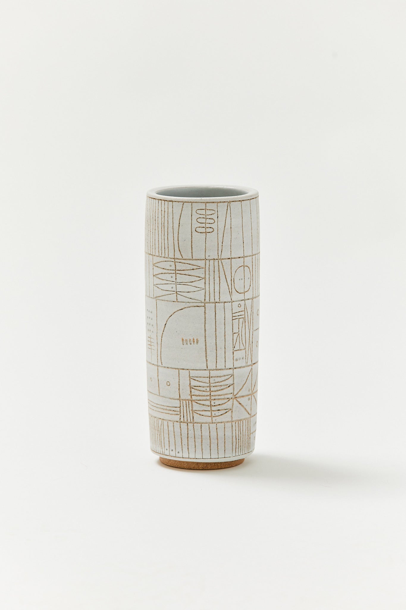 Small Scribe Cylinder Vase