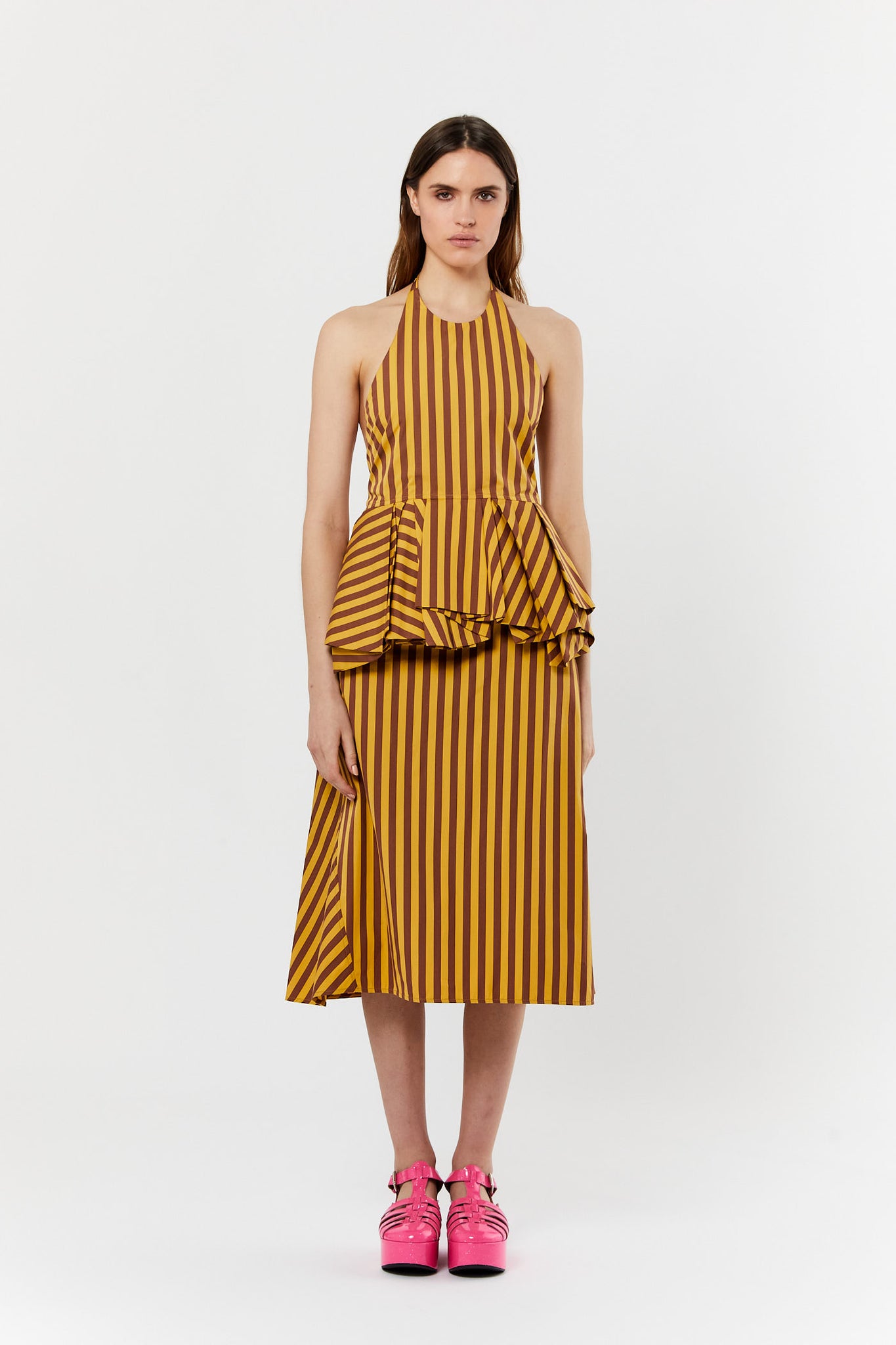 Yellow Stripe Skirt