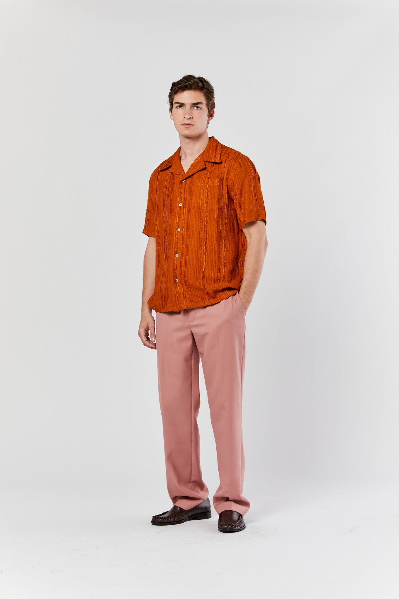 Rose Pink Mike Suit Trouser
