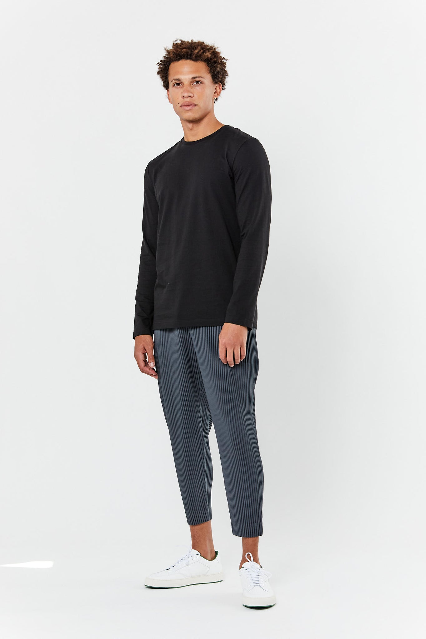 Charcoal Pleated Trouser