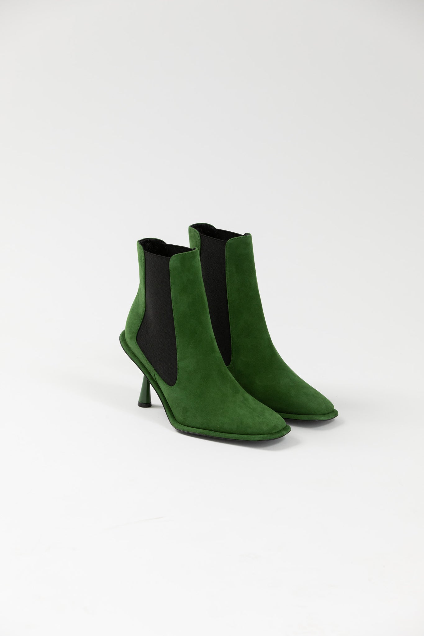 Green Suede Lava Boots