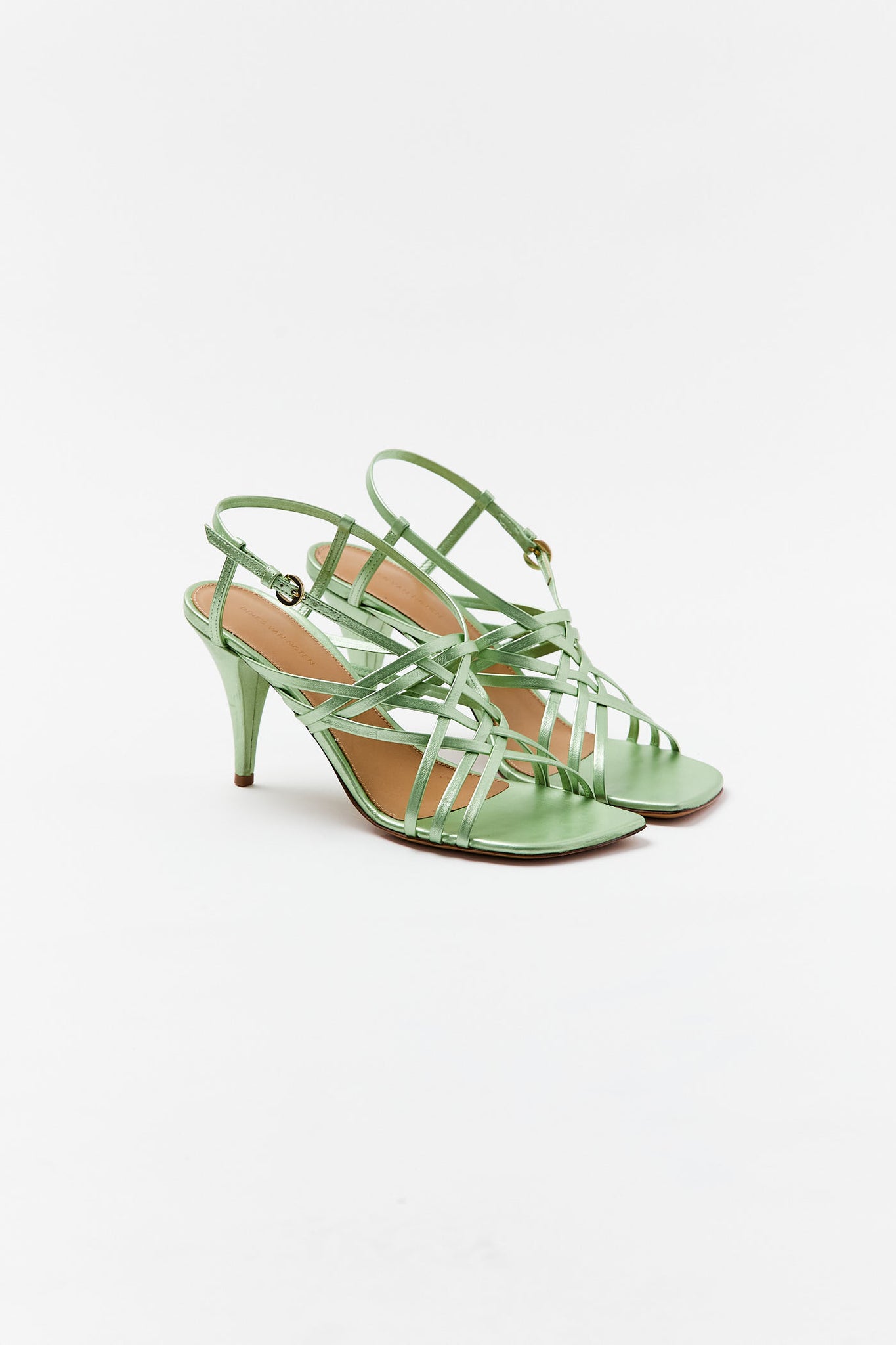 Green Strappy Heel