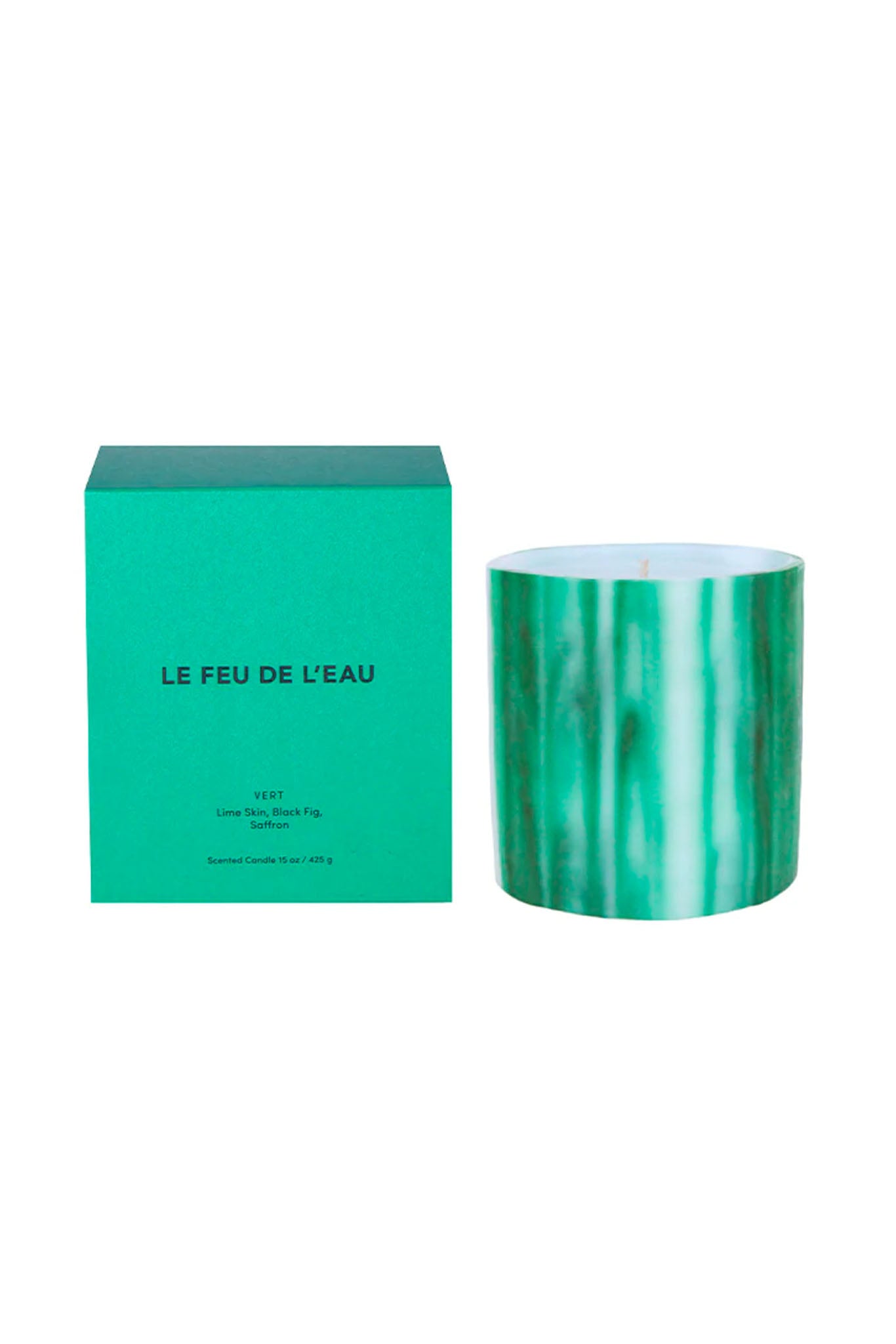 Vert Fig Leaf Candle