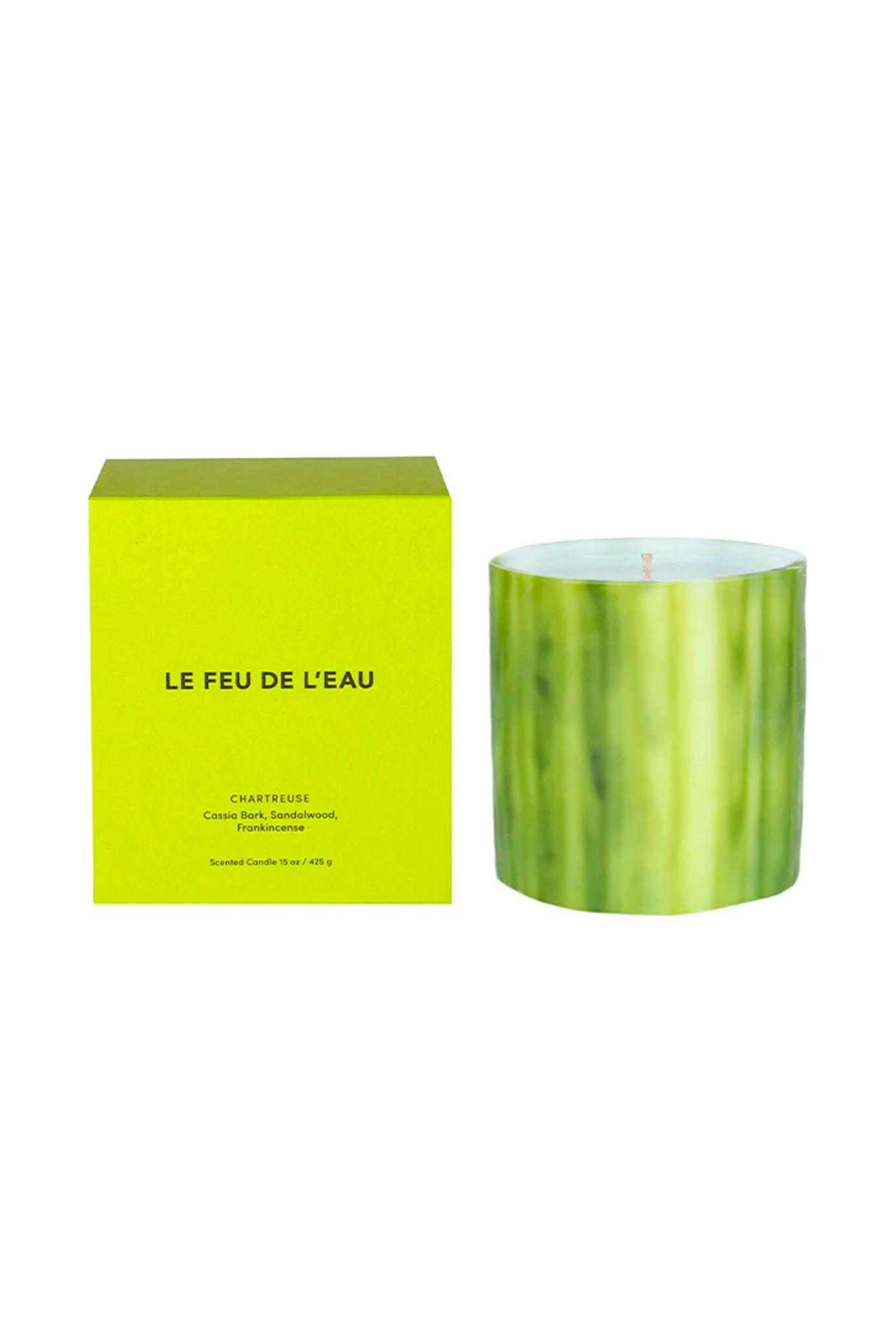 Chartreuse Cedar + Frankincense Candle