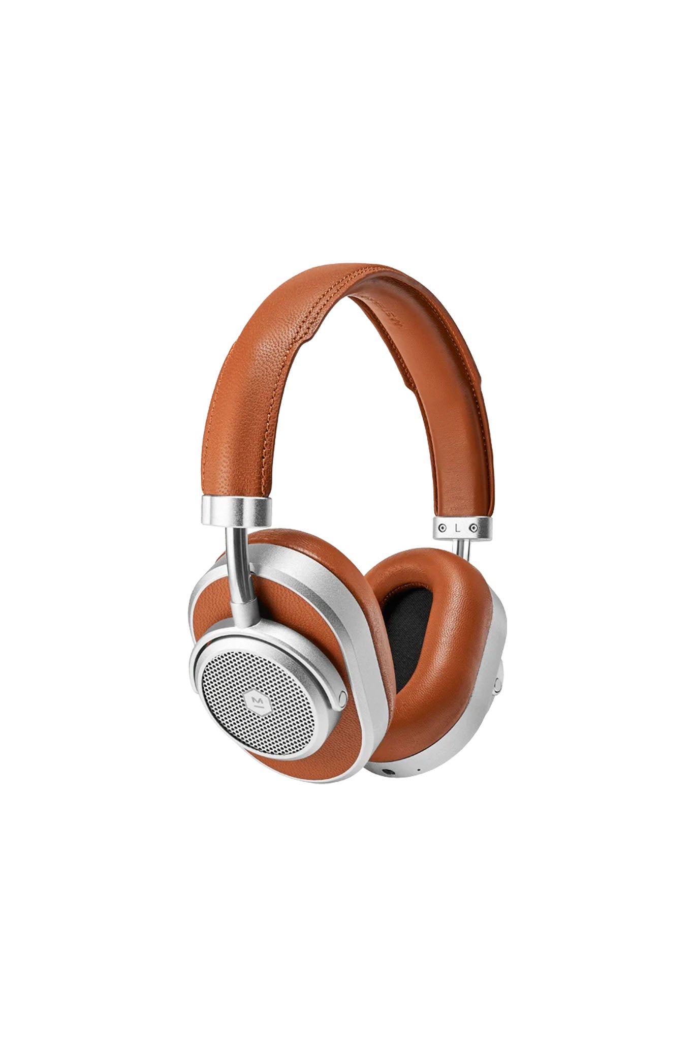 Silver & Brown Noise Cancelling Wireless Headphones