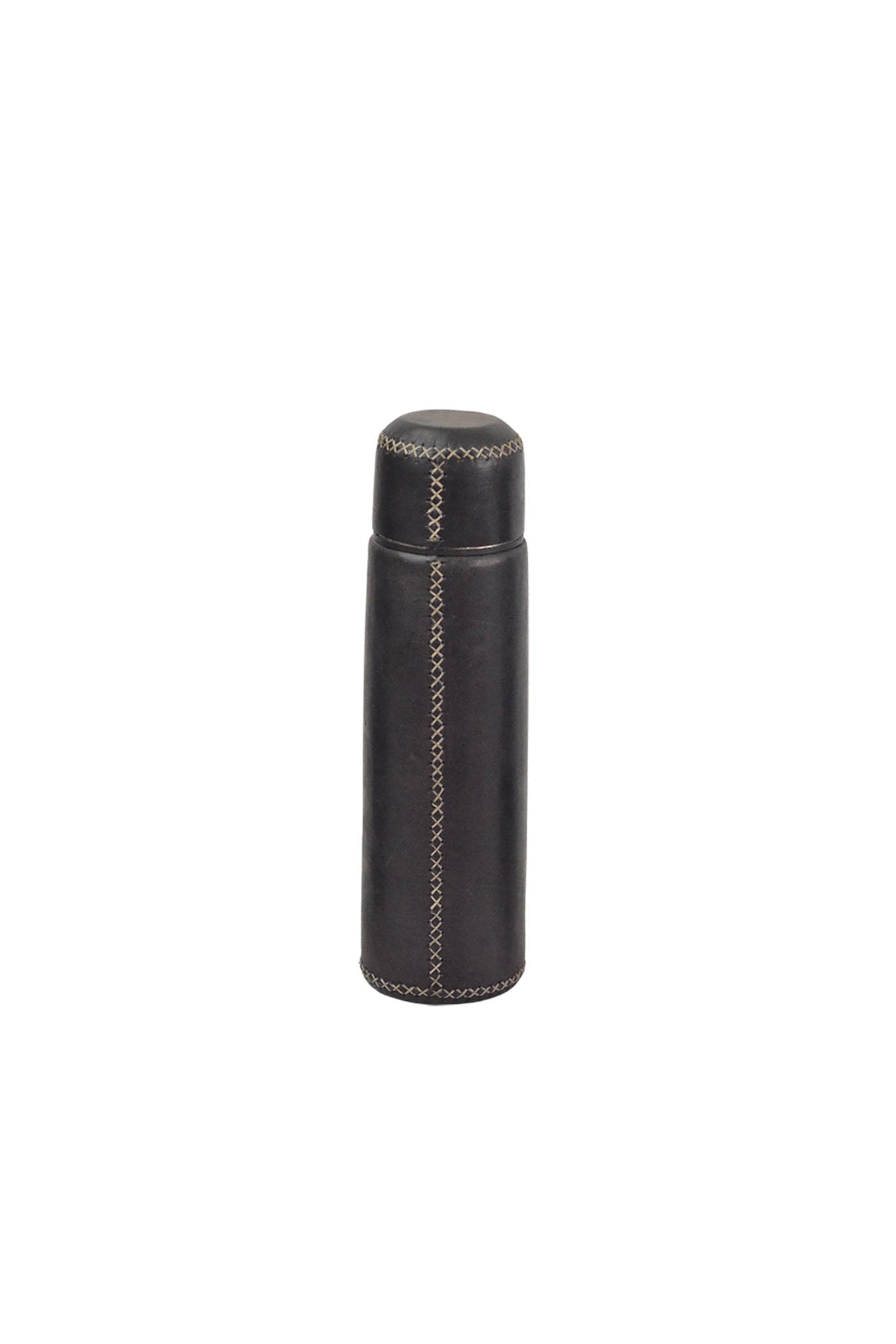 Black Leather 0.7L Thermos