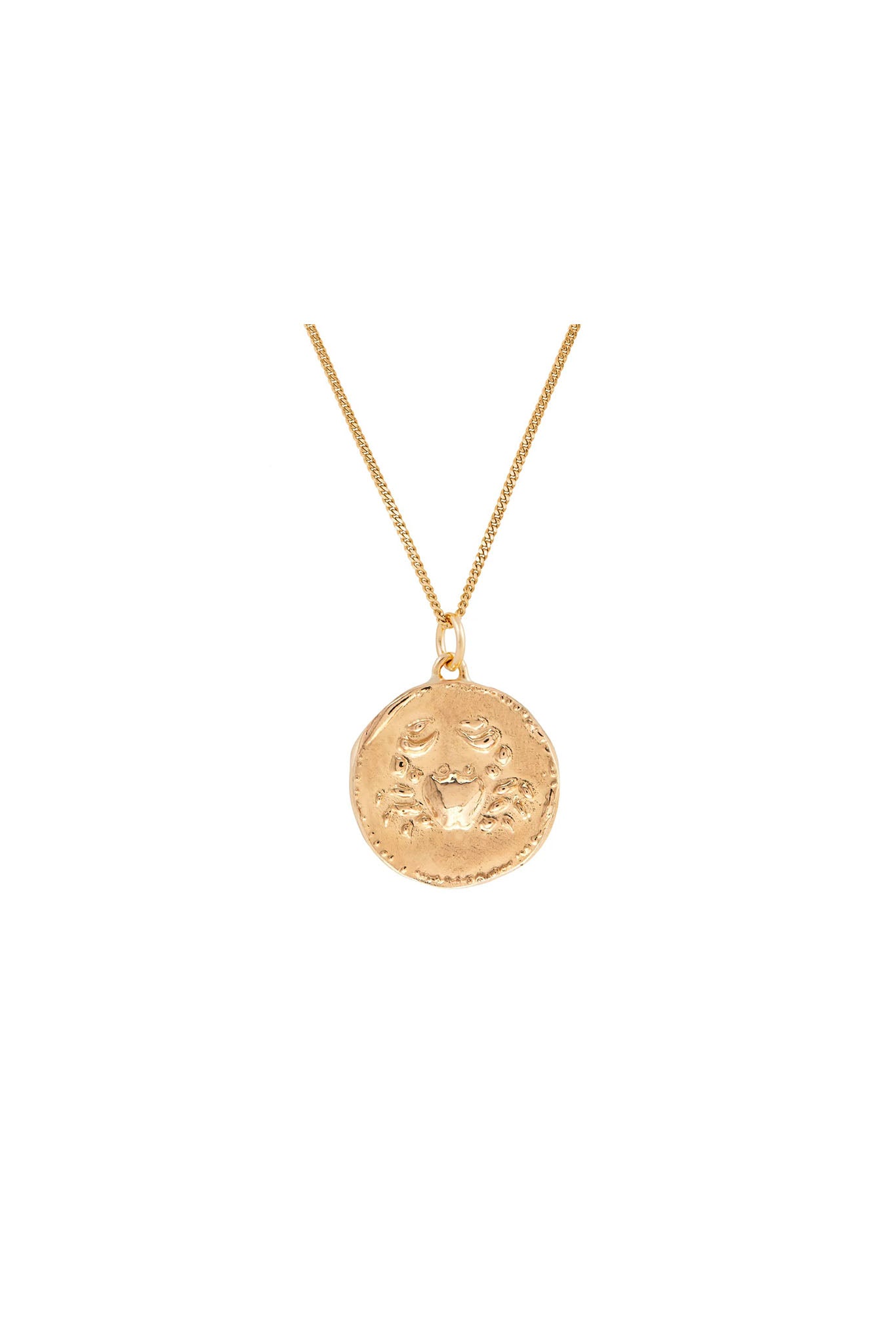 Zodiac Cancer Coin Necklace
