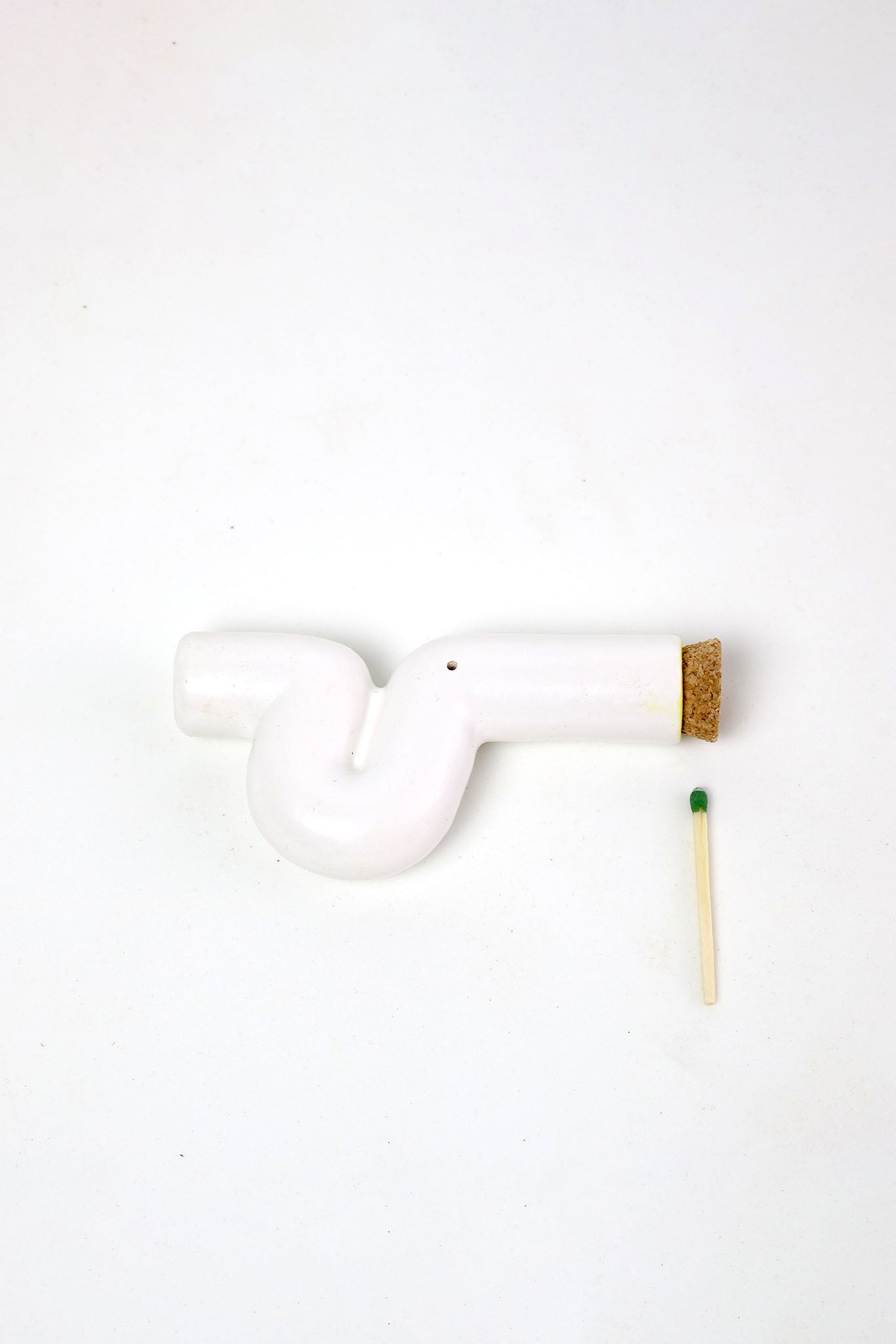 White Wiggle Pipe